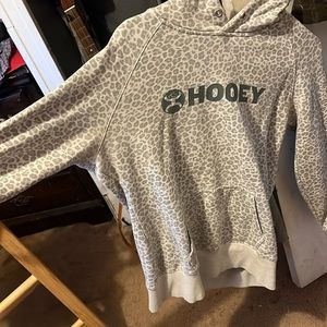 Hooey snow leopard sweatshirt